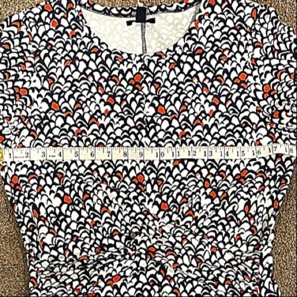 HATLEY Martine ~ Feathered Romantic A-Line Dress Twist Front NWT Lg. - Picture 13 of 14